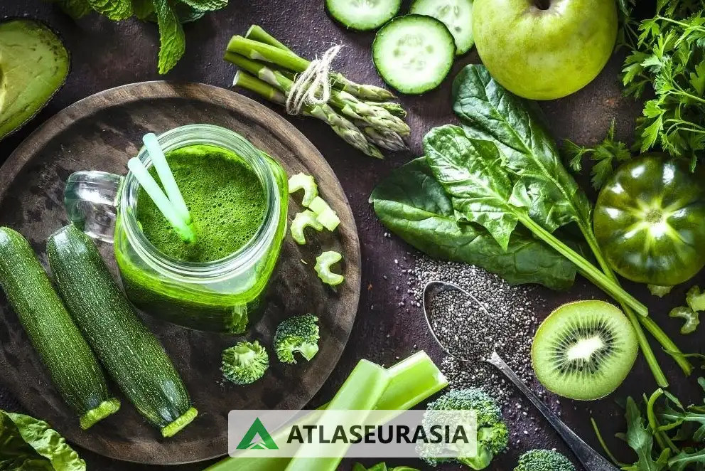 اطلس پل اوراسیا - بررسی خواص رنگ کلروفیل